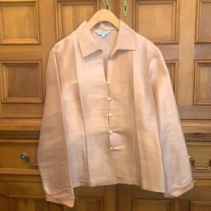 NWT Silk Box Blouse